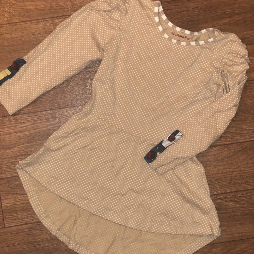 Mustard pie top